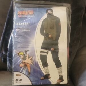 Spirit Kakashi Teen Adut Costume - Green, Blue and Black